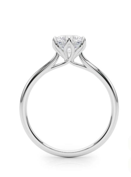 Design C tulip solitaire from the side